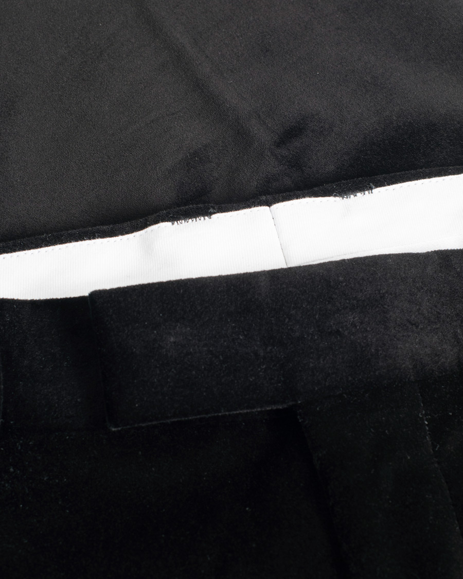 Herr | J.Lindeberg Liam Velvet Trousers Black | Pre-owned | J.Lindeberg Liam Velvet Trousers Black