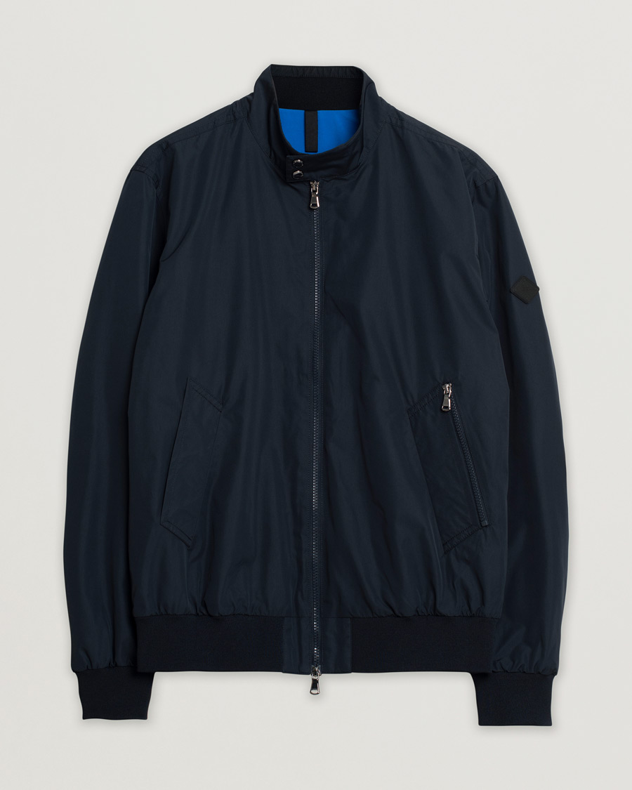 Herr | J.Lindeberg Derek Poly Harrington Jacket Navy | Pre-owned | J.Lindeberg Derek Poly Harrington Jacket Navy