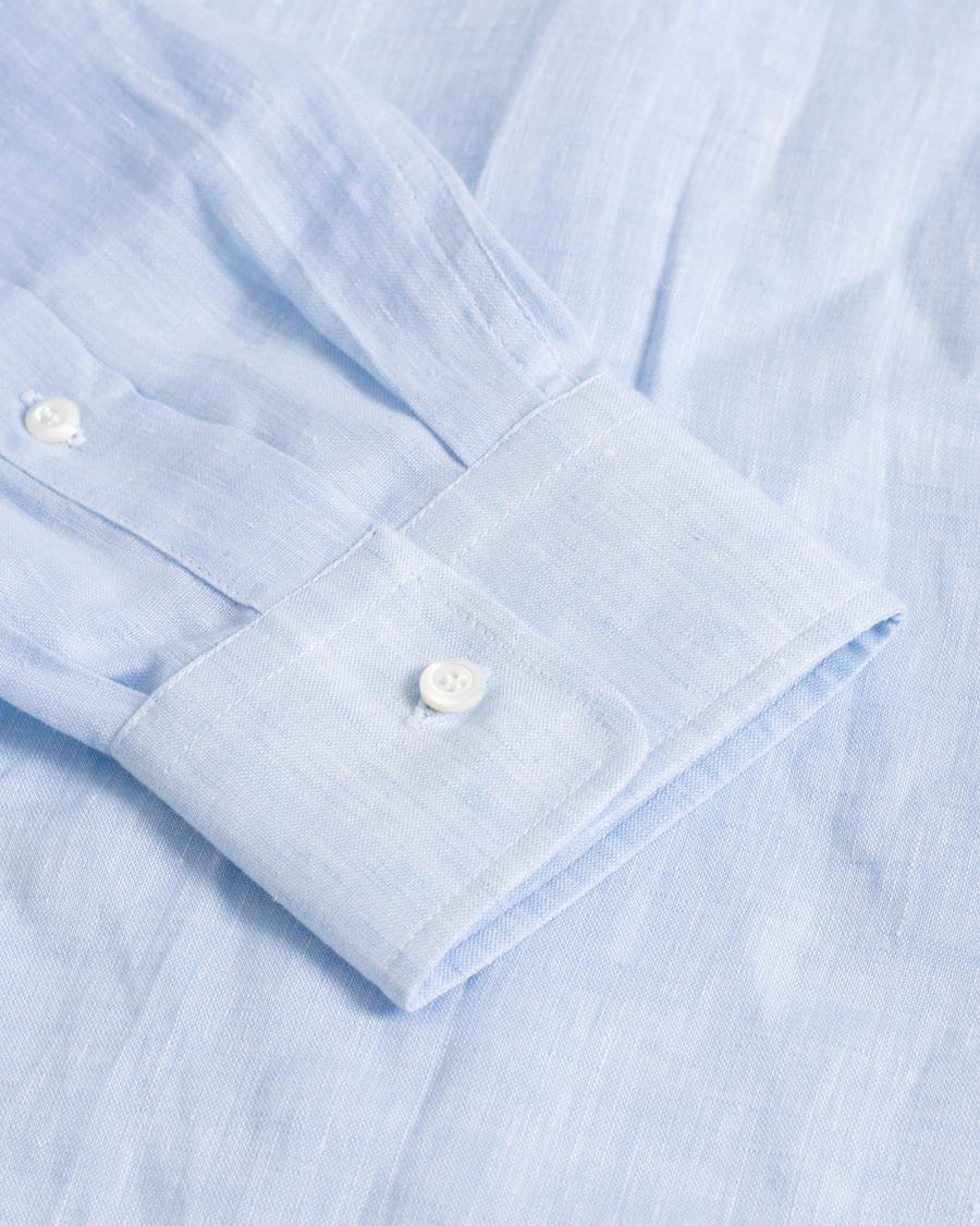 Herr | Care of Carl Pre-owned | Pre-owned | Brunello Cucinelli Linenr Shirt Blue