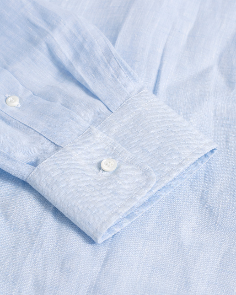 Herr | Brunello Cucinelli Linen Shirt Blue M | Pre-owned | Brunello Cucinelli Linen Shirt Blue M