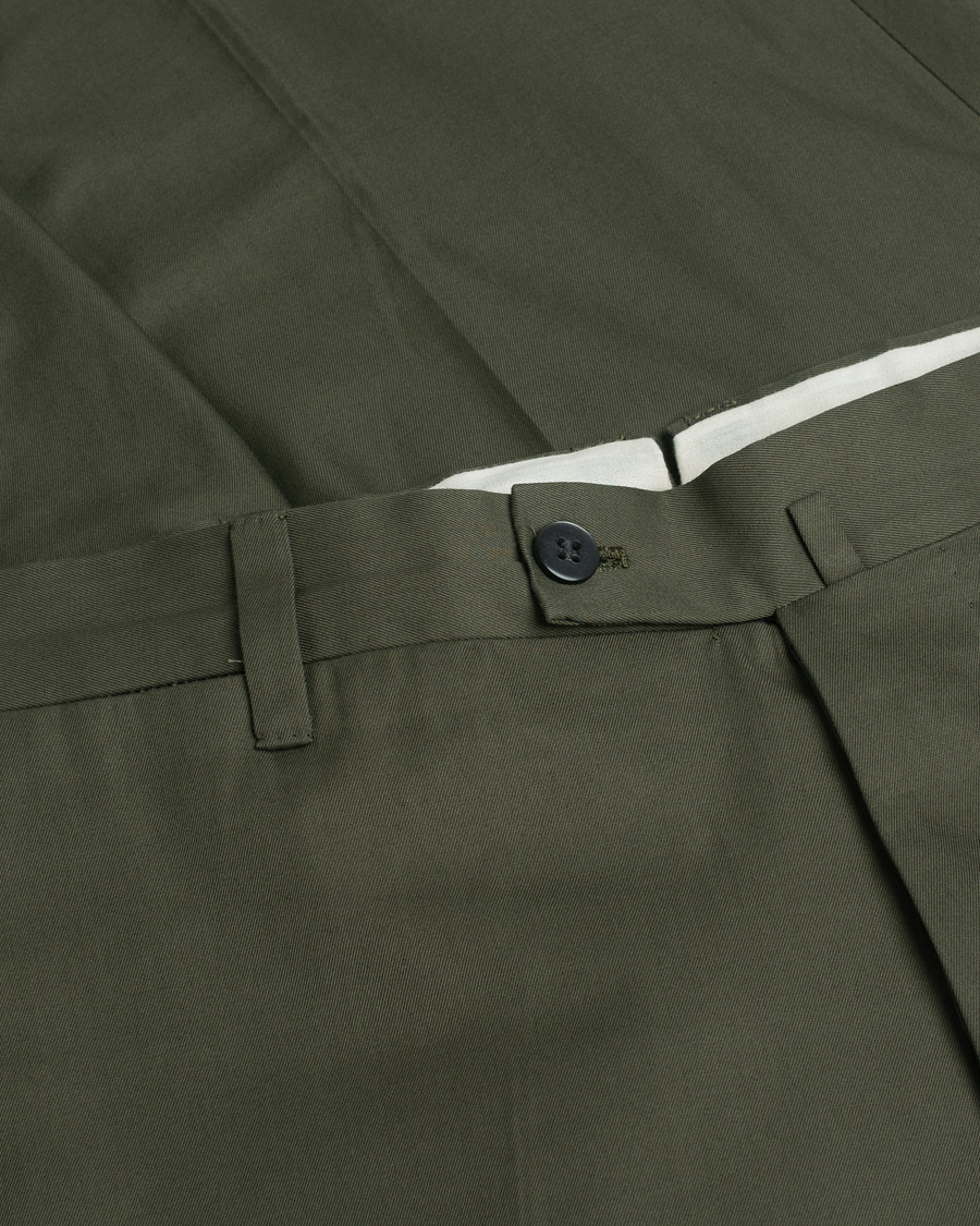 Herr | Orazio Luciano Cotton Suit Green 50 | Pre-owned | Orazio Luciano Cotton Suit Green 50