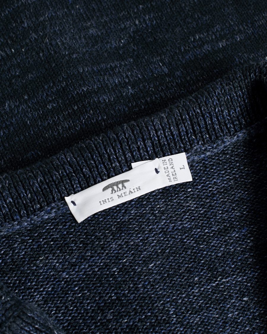 Herr | Inis Meáin Washed Linen Pub Jacket Seal | Pre-owned | Inis Meáin Washed Linen Pub Jacket Seal