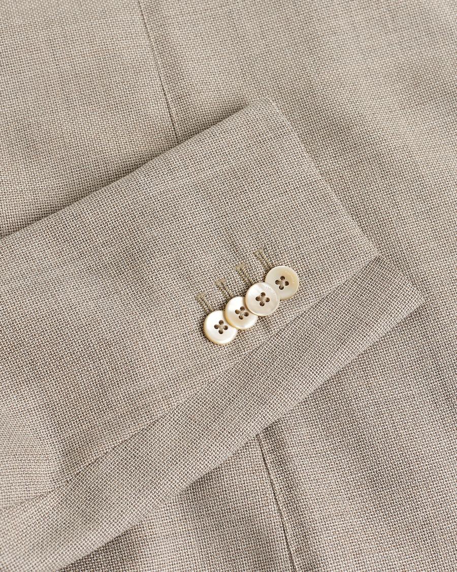 Herr | Pre-owned Kavajer | Pre-owned | Boglioli K Jacket Wool Hopsack Blazer Beige 46