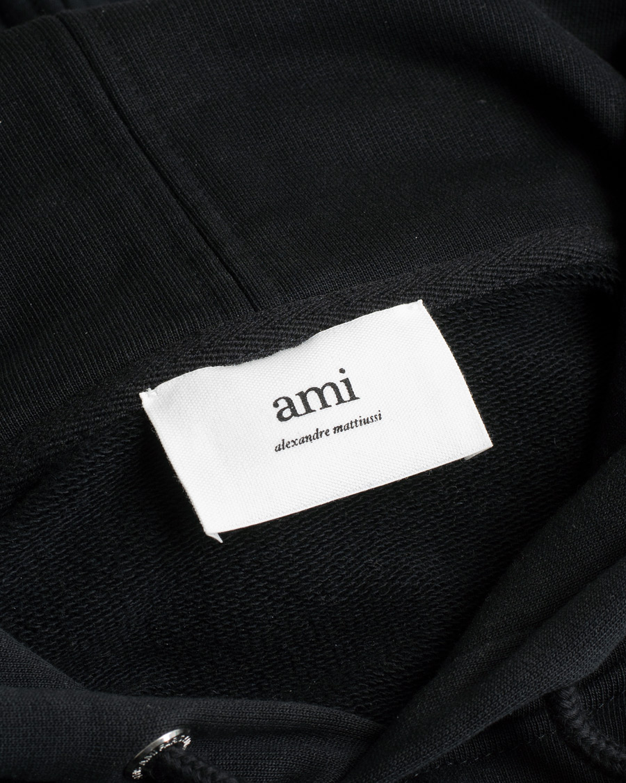 Herr | Tröjor | Pre-owned | AMI Heart Logo Hoodie Black