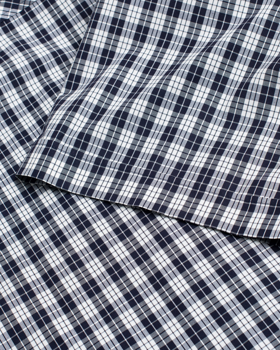 Herr | Pre-owned Skjortor | Pre-owned | AMI Boxy Fit Short Sleeve Shirt Navy Check