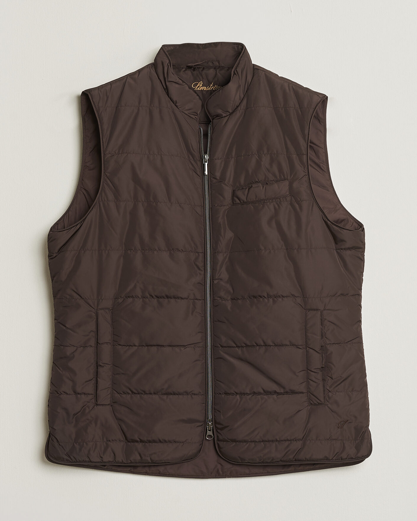 Herr | Pre-owned Jackor | Pre-owned | Stenströms Padded Nylon Vest Brown M