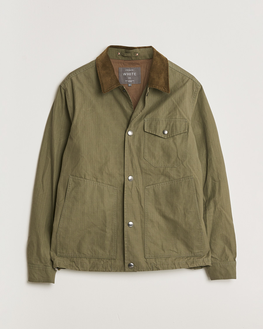 Herr | Pre-owned Jackor | Pre-owned | Private White V.C. Ripstop Cotton Jacket Green 5 - L