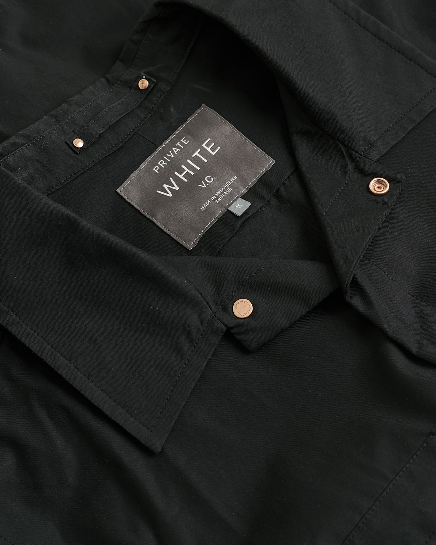 Herr | Private White V.C. Overshirt Black 5 - L | Pre-owned | Private White V.C. Overshirt Black 5 - L