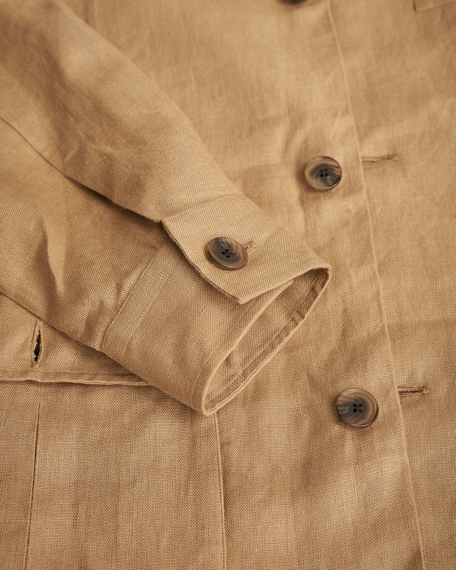 Herr | Pre-owned | Pre-owned | 100Hands Linen Travellers Jacket Khaki 52