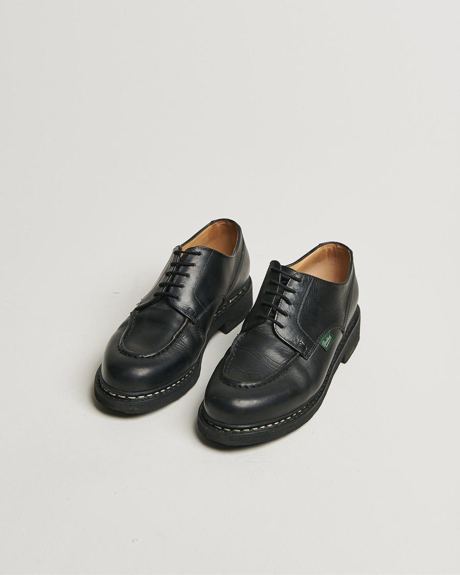 Herr | Paraboot Chambord Derby Black | Pre-owned | Paraboot Chambord Derby Black