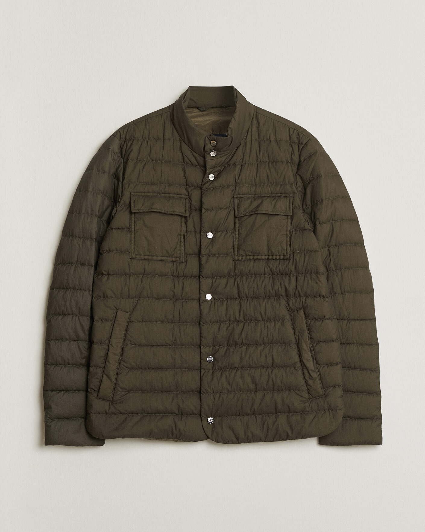 Herr | Pre-owned Jackor | Pre-owned | Herno Nylon Jacket Dark Olive 48