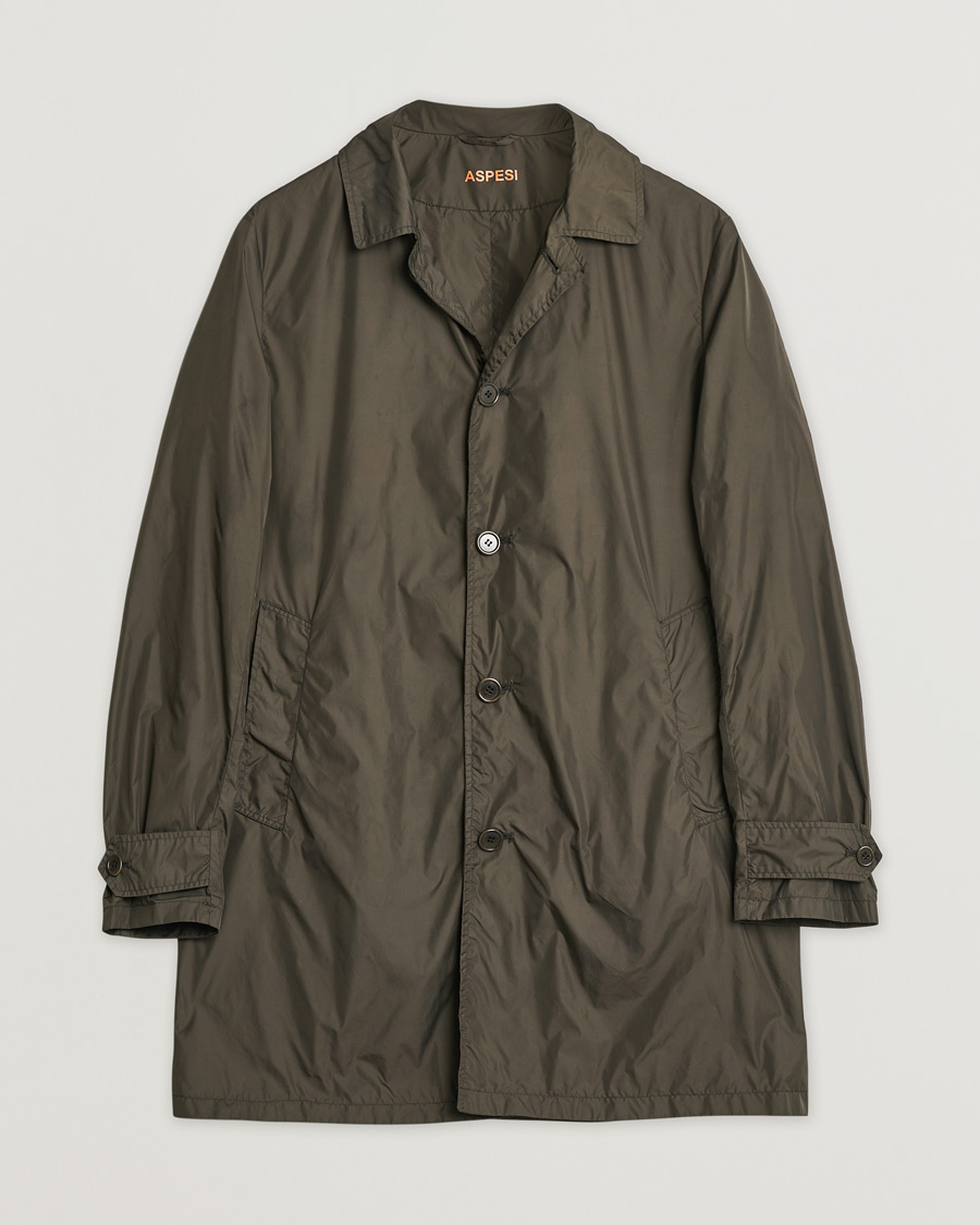 Herr | Pre-owned Jackor | Pre-owned | Aspesi Limone Raincoat Dark Green M
