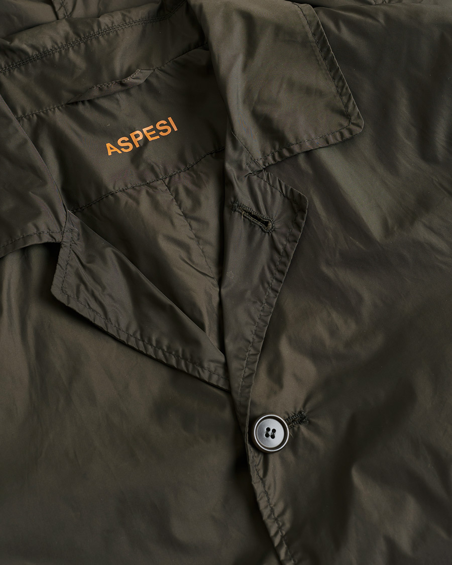 Herr | Pre-owned Jackor | Pre-owned | Aspesi Limone Raincoat Dark Green M