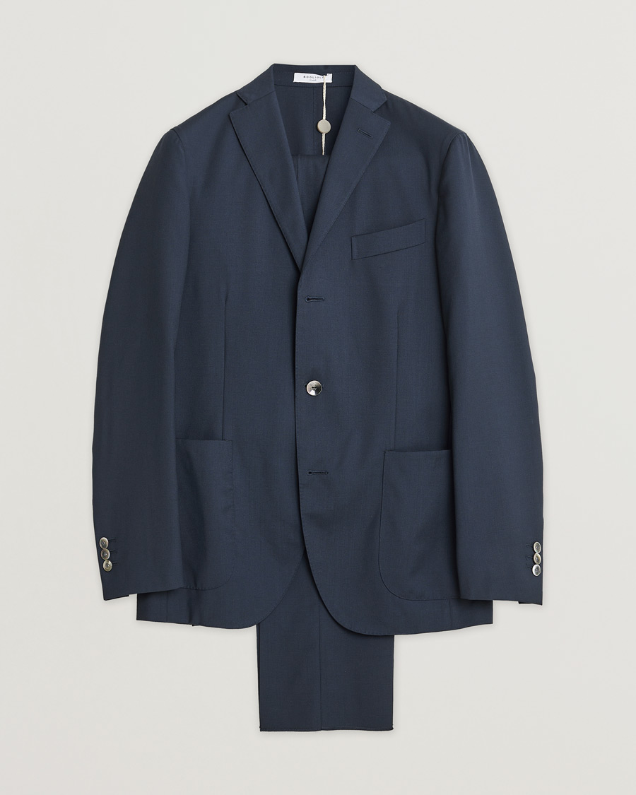Herr | Pre-owned Kostymer | Pre-owned | Boglioli K Dover Wool Suit Navy 46