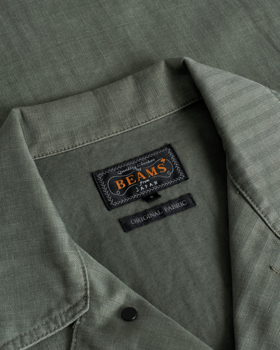 Herr | BEAMS PLUS MIL Chore Jacket Olive | Pre-owned | BEAMS PLUS MIL Chore Jacket Olive