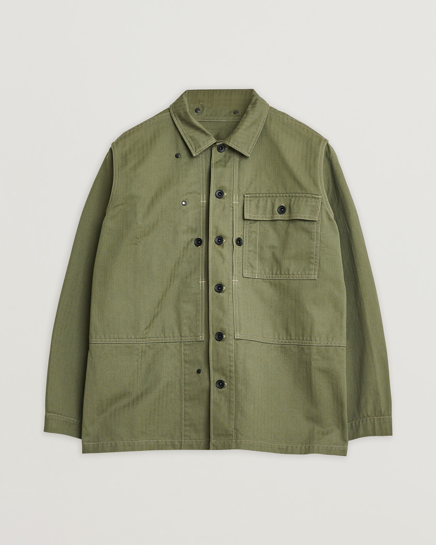 Herr | The Real McCoy's P-44 Utility Coat Sage Green UK36 - EU46 | Pre-owned | The Real McCoy's P-44 Utility Coat Sage Green UK36 - EU46