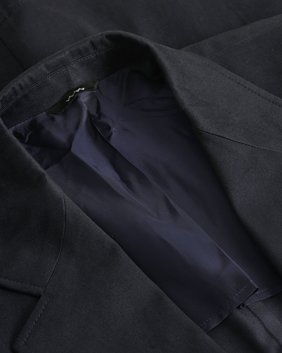 Herr | Pre-owned Kavajer | Pre-owned | Berg&Berg Cotton Blazer Navy 48