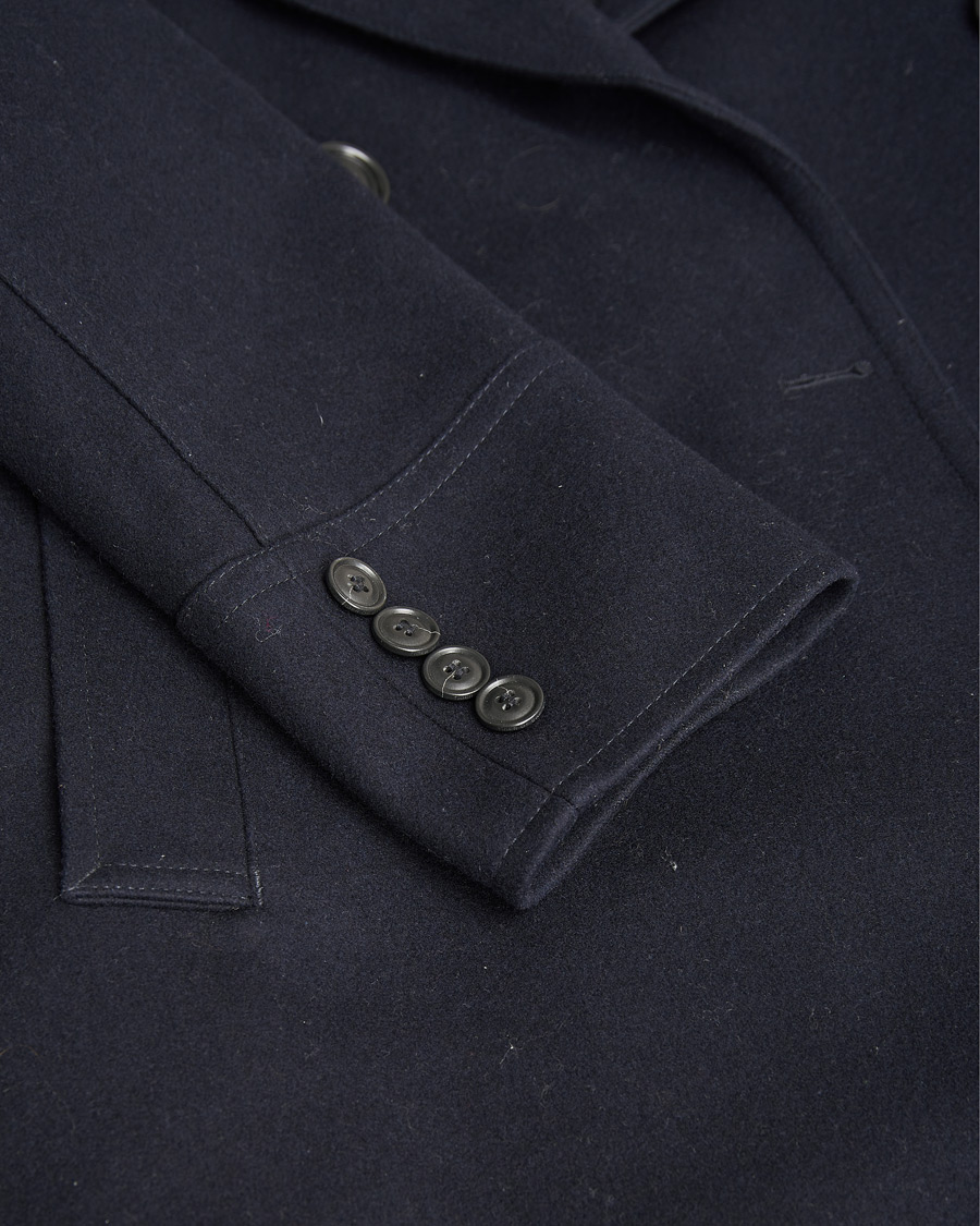 Herr | Tiger of Sweden Peacoat Wool Navy 48 | Pre-owned | Tiger of Sweden Peacoat Wool Navy 48