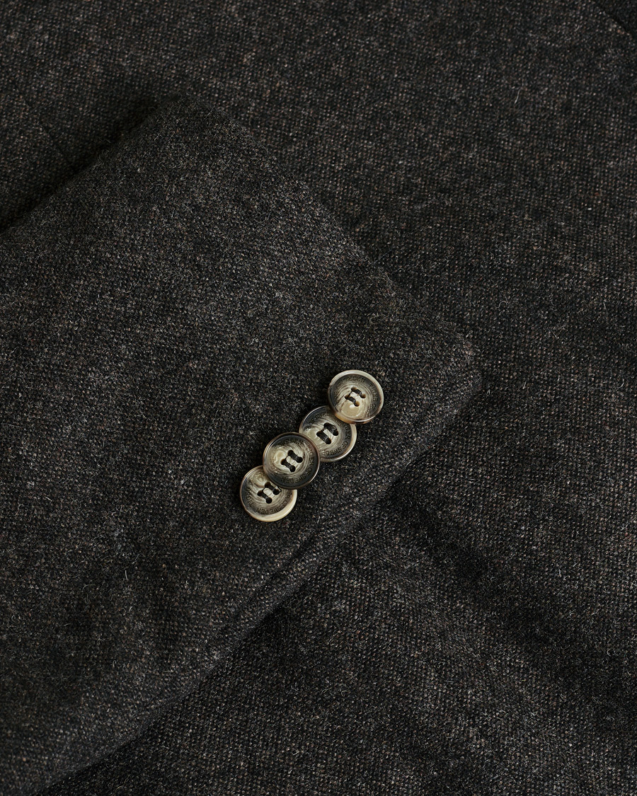 Herr | Pre-owned Kavajer | Pre-owned | Tiger of Sweden Wool Flannel Blazer Brown 46