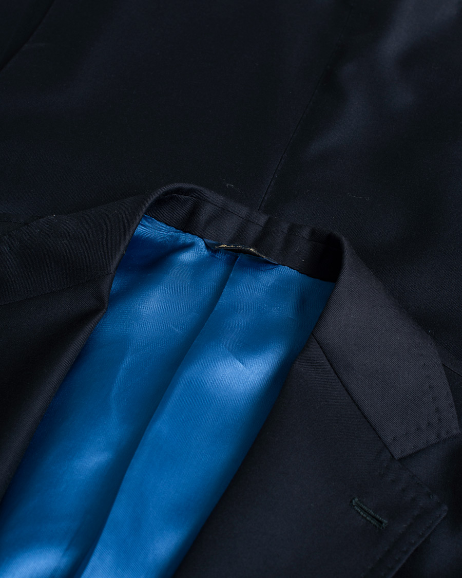 Herr | Pre-owned Kavajer | Pre-owned | Gabo Napoli Navy Wool Blazer 52