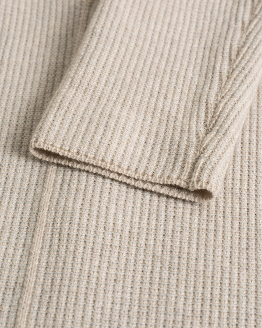 Herr | Brioni Cashmere Jacquard Cardigan Beige | Pre-owned | Brioni Cashmere Jacquard Cardigan Beige
