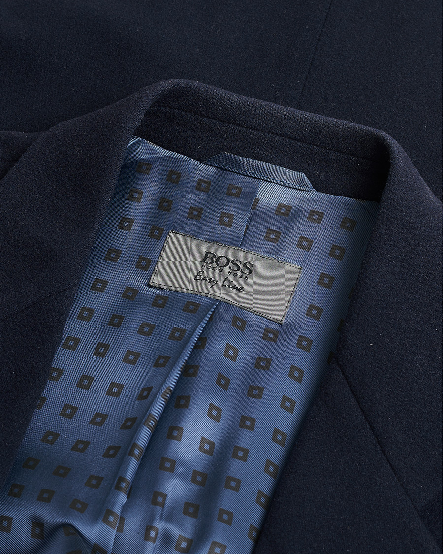Herr | Pre-owned Kavajer | Pre-owned | BOSS Vintage Cashmere Blend Blazer Navy 48