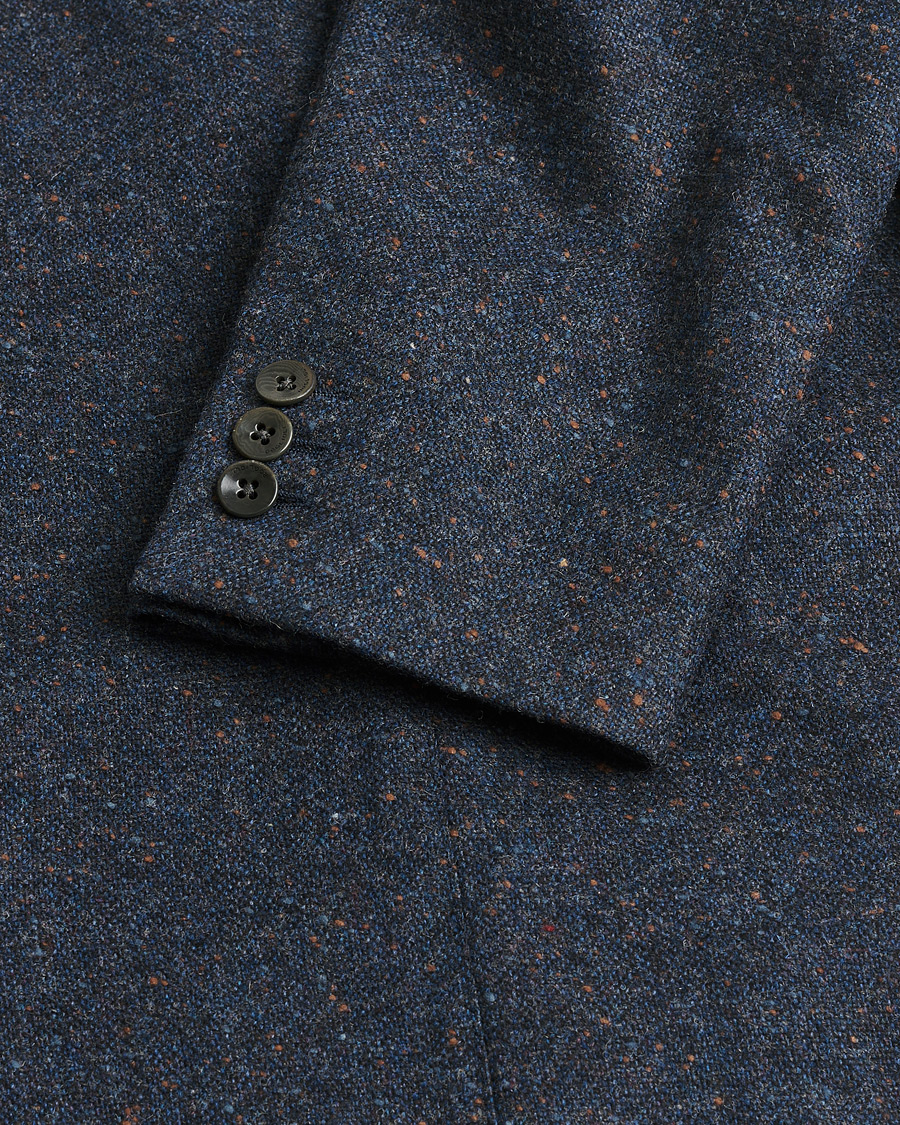 Herr | Pre-owned Kavajer | Pre-owned | Boglioli Dover Wool Blazer Navy Melange 48