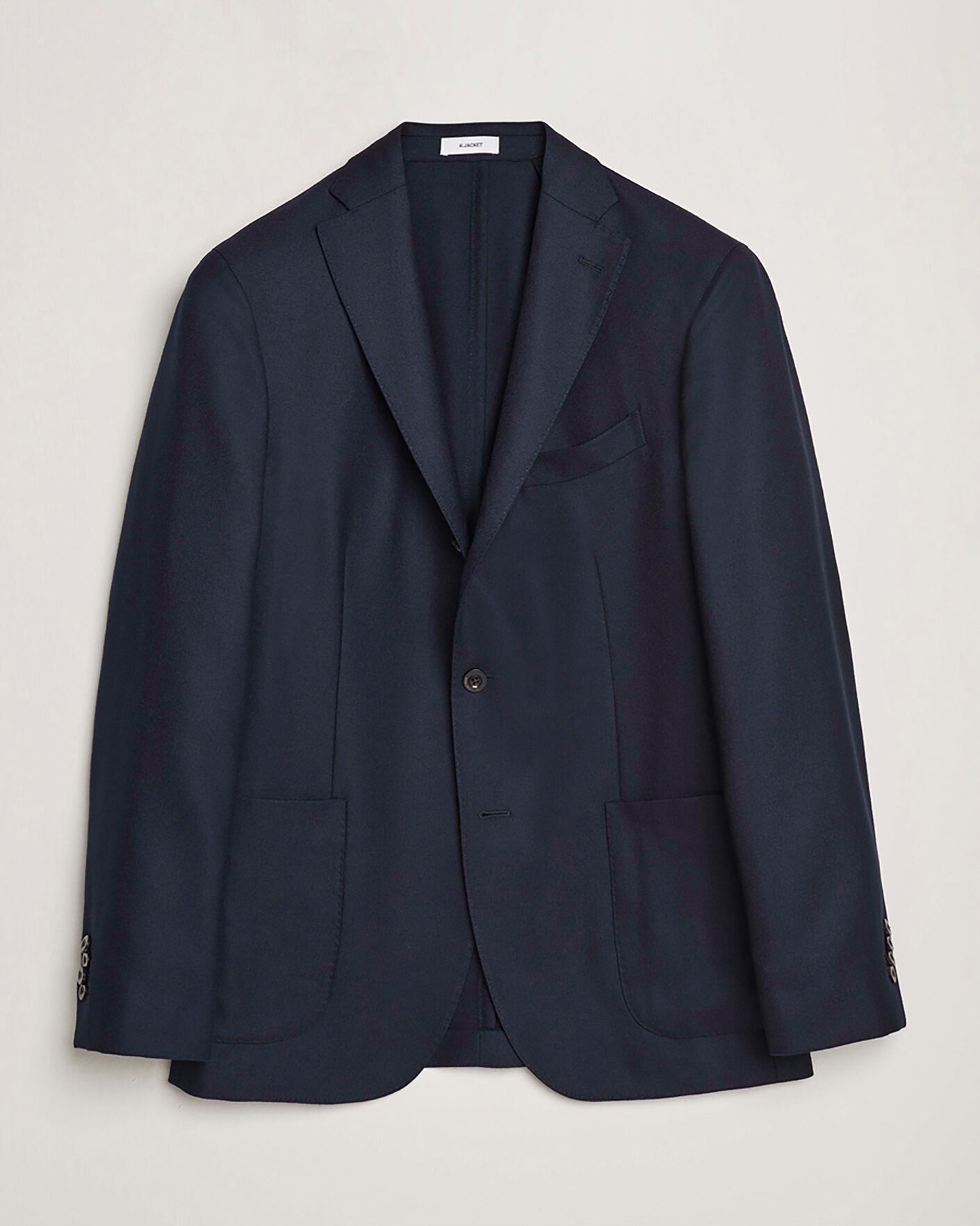 Herr | Pre-owned Kavajer | Pre-owned | Boglioli K Jacket Wool Hopsack Blazer Navy 50