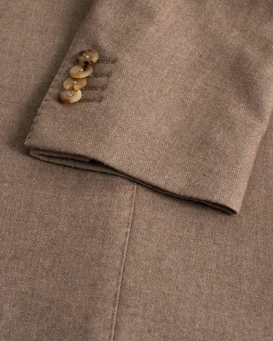 Herr | Boglioli K Jacket Cashmere Flannel Blazer Taupe 48 | Pre-owned | Boglioli K Jacket Cashmere Flannel Blazer Taupe 48