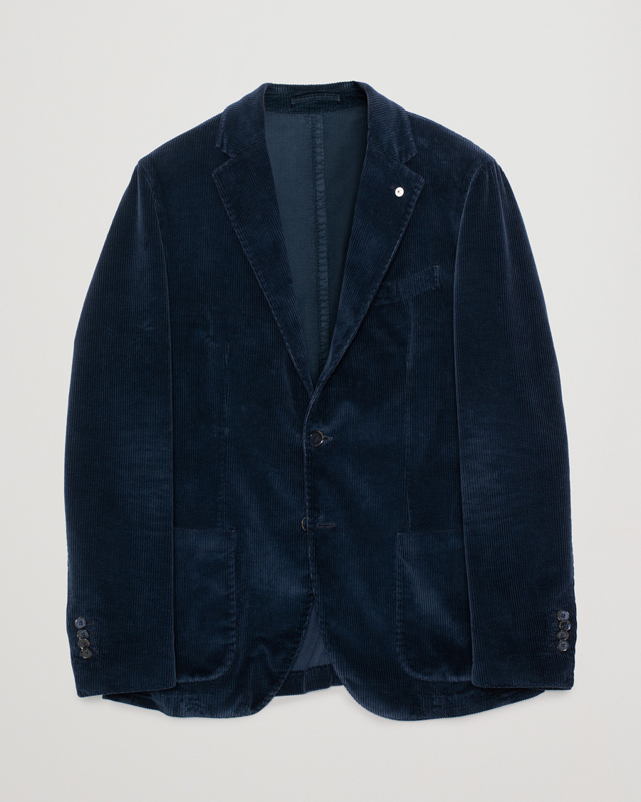 Herr | Kavajer | Pre-owned | L.B.M. 1911 Jack Corduroy Blazer Navy 50