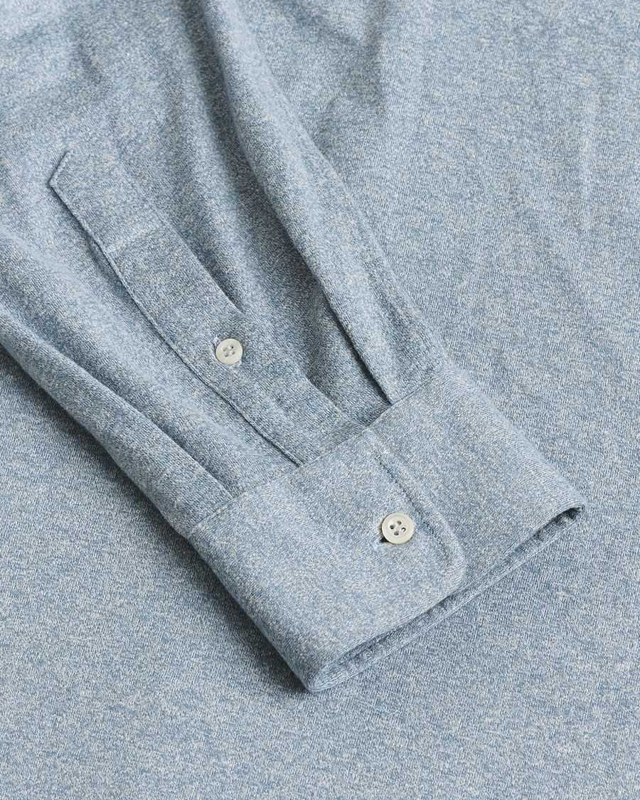 Herr | Brunello Cucinelli Lightweight Jersey Shirt Light Blue L | Pre-owned | Brunello Cucinelli Lightweight Jersey Shirt Light Blue L