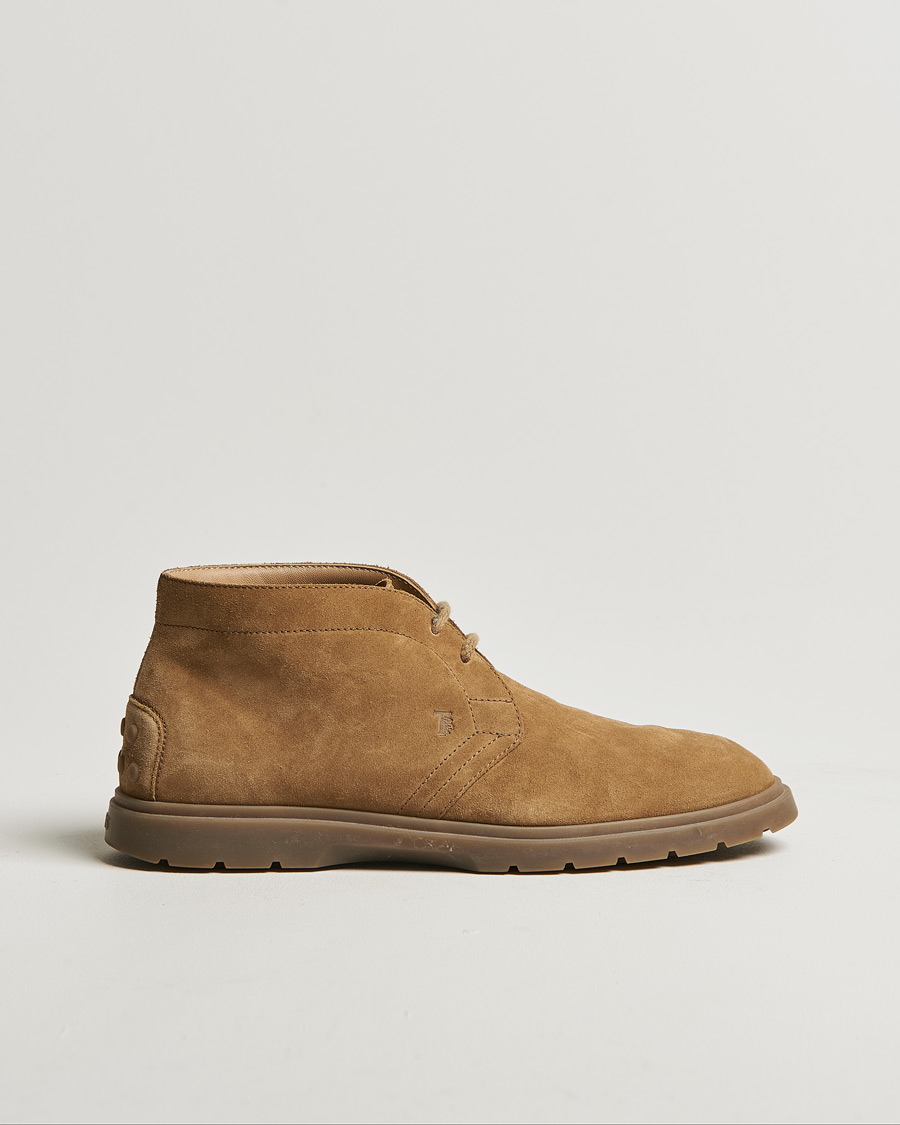 Herr | Tod's Polacchino Chukka Boots Brown Suede | Pre-owned | Tod's Polacchino Chukka Boots Brown Suede
