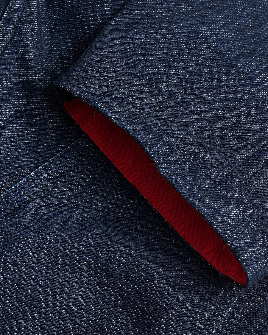 Herr | Pre-owned Jeans | Pre-owned | Kiton Slim Fit Stretch Jeans Dark Blue Wash W32