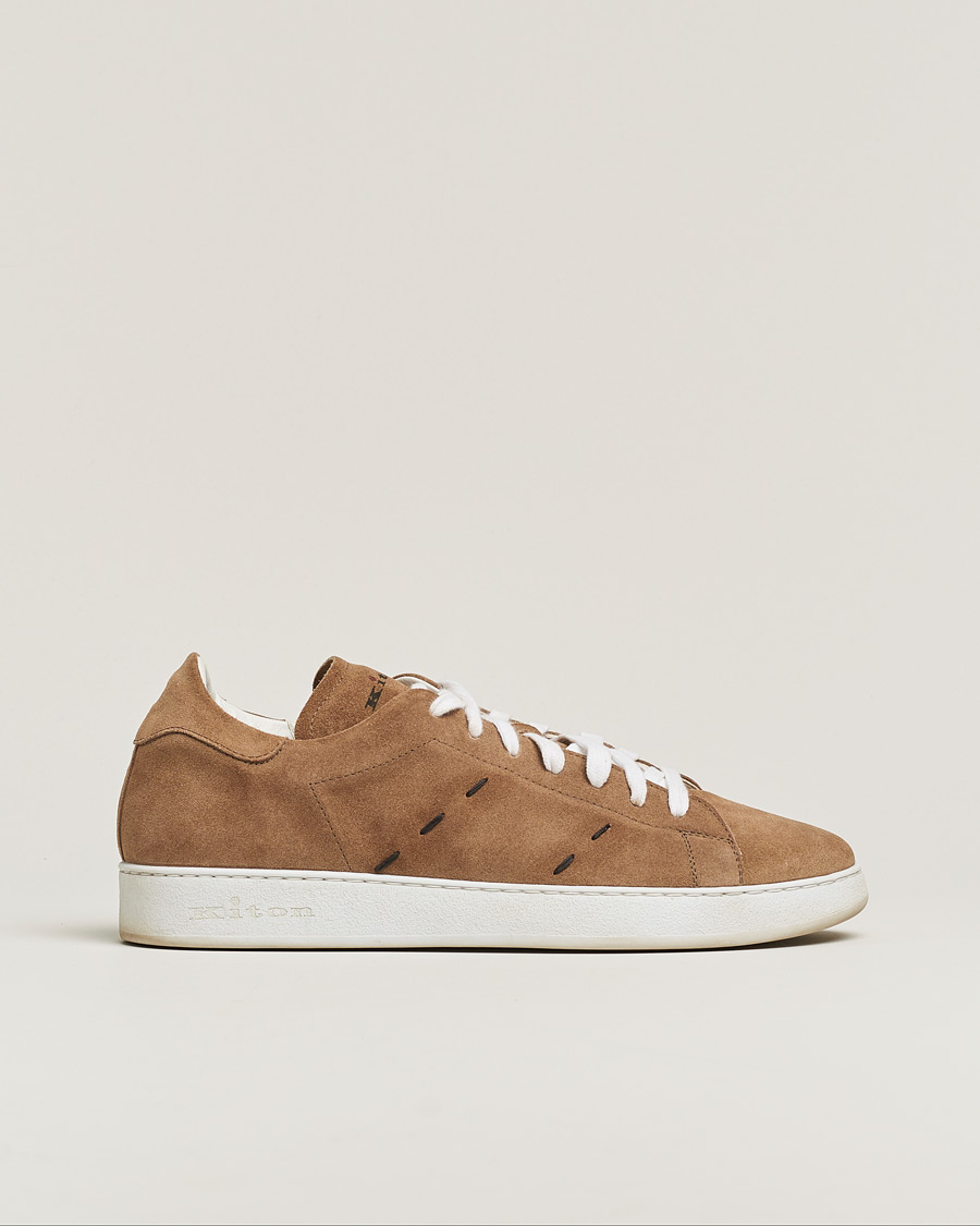 Herr | Kiton Plain Sneakers Dark Brown Suede | Pre-owned | Kiton Plain Sneakers Dark Brown Suede