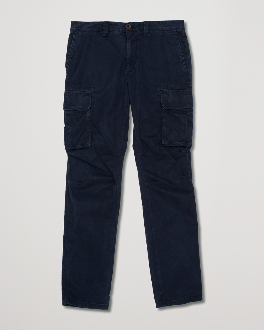 Herr | Incotex Slim Fit Cargo Pants Navy W34 | Pre-owned | Incotex Slim Fit Cargo Pants Navy W34