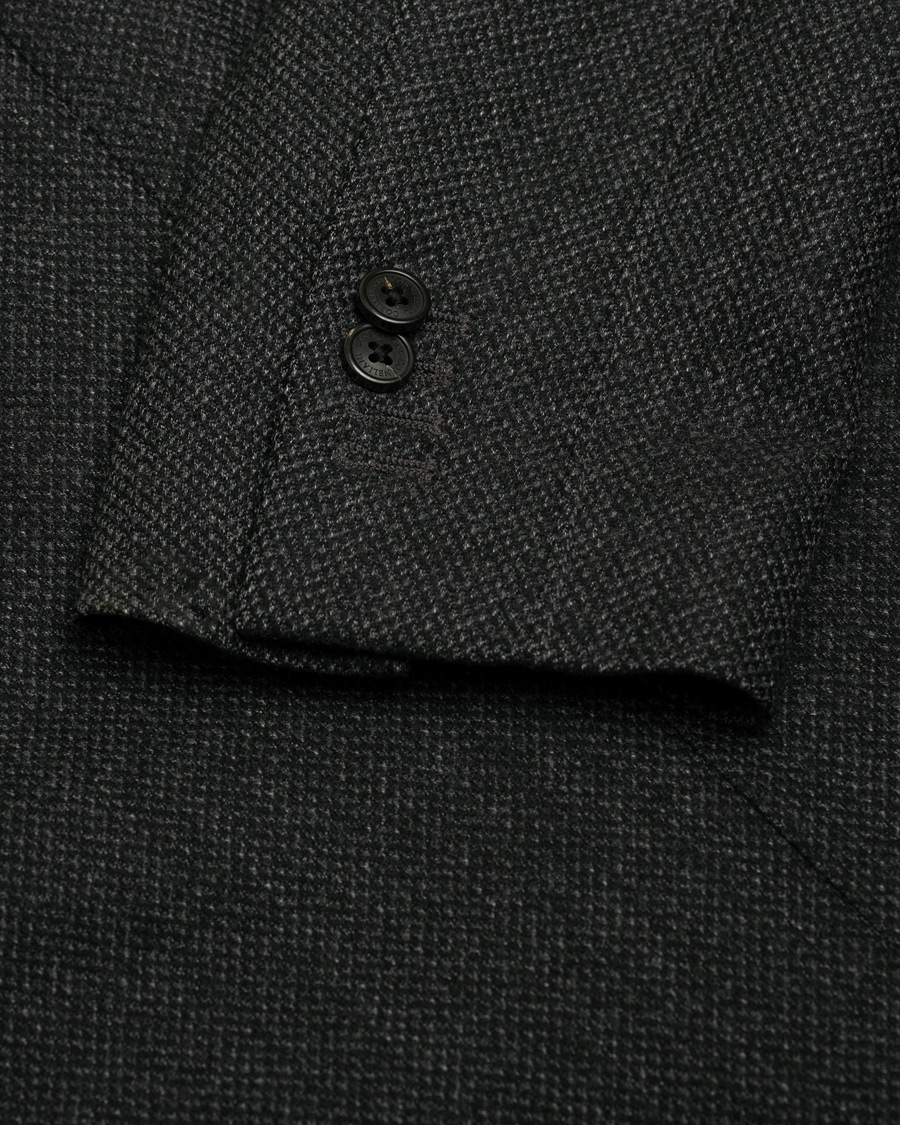 Herr | Corneliani ID Flannel Blazer Grey Melange 48 | Pre-owned | Corneliani ID Flannel Blazer Grey Melange 48