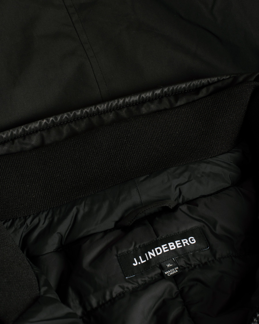 Herr | J.Lindeberg Hollis Tech Padded Coat Black | Pre-owned | J.Lindeberg Hollis Tech Padded Coat Black