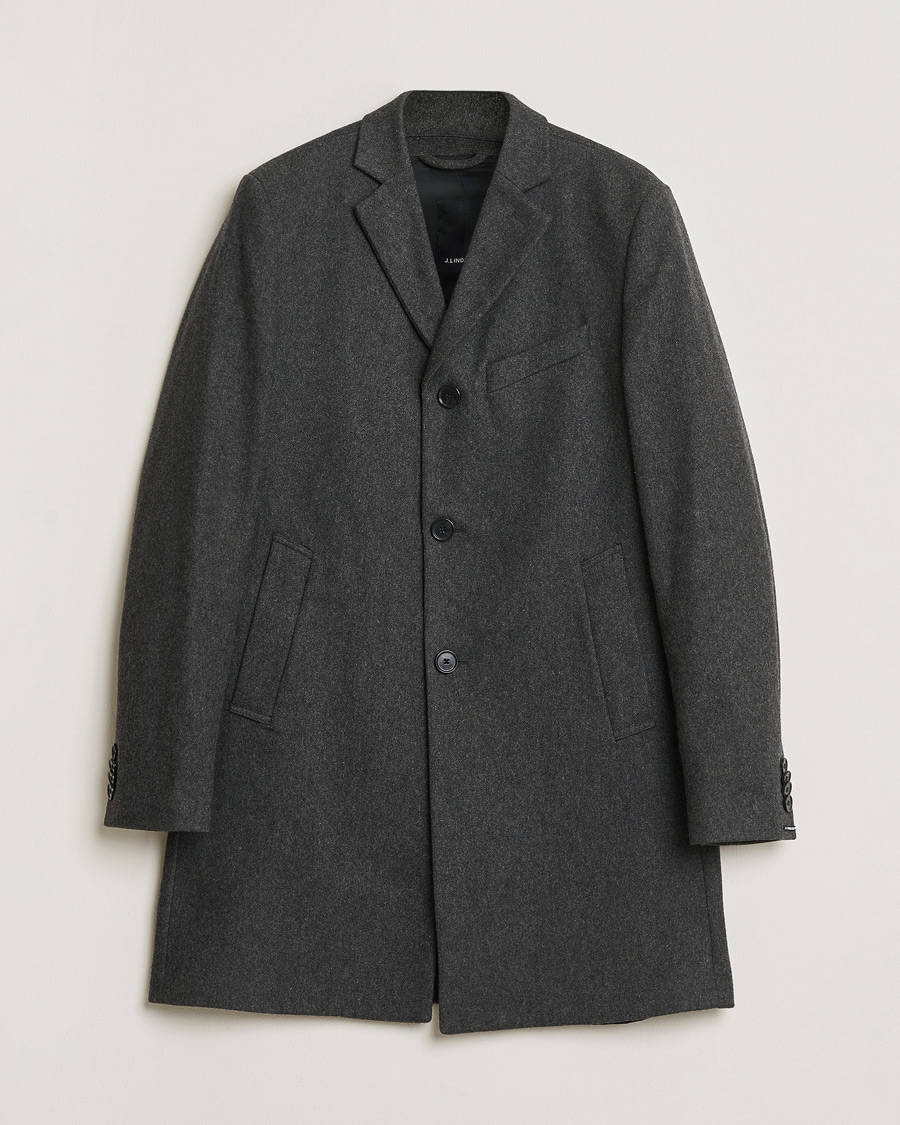 Herr | Pre-owned Jackor | Pre-owned | J.Lindeberg Wool Coat Grey 50