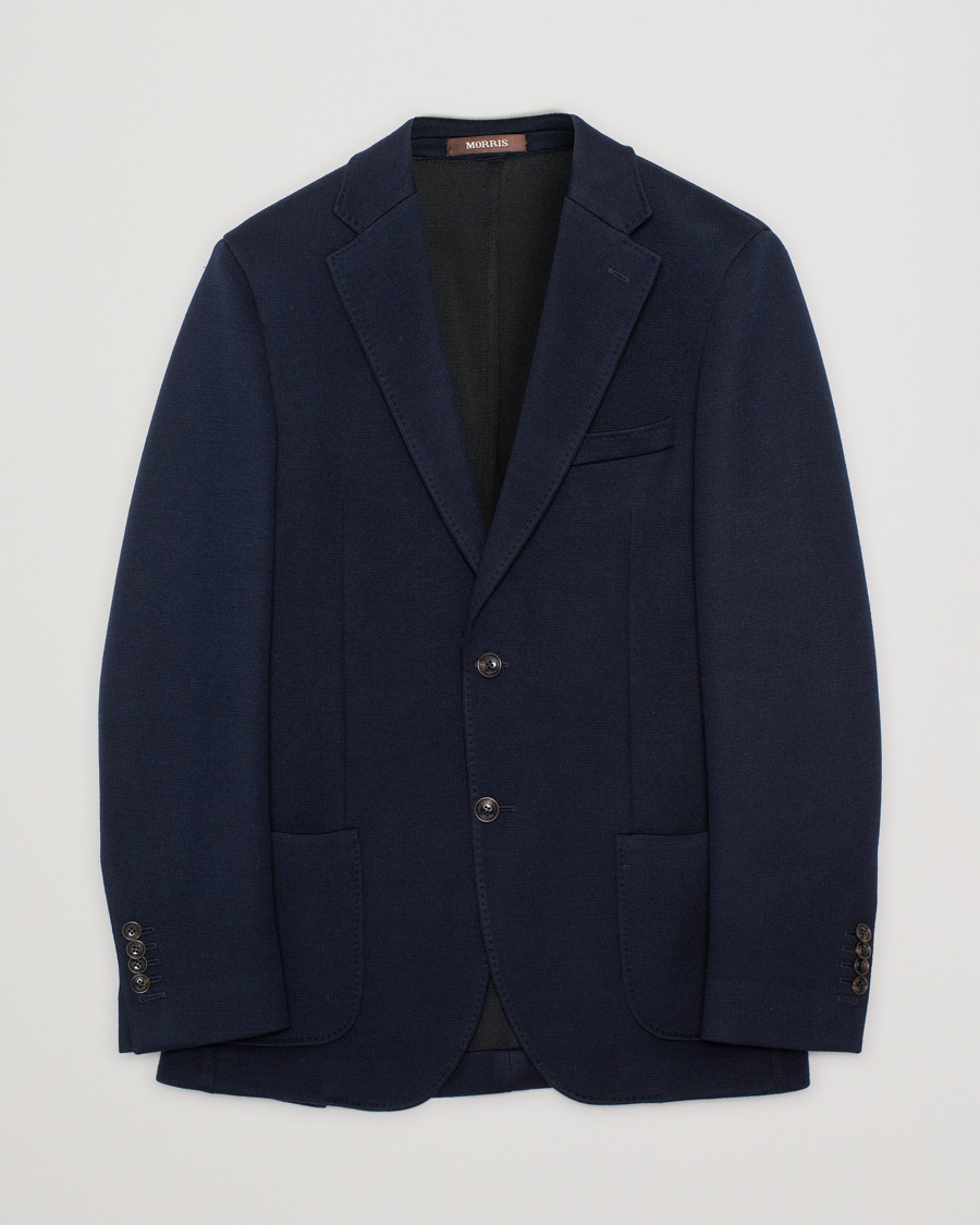 Herr | Kavajer | Pre-owned | Morris Heritage Mike Knitted Blazer Navy