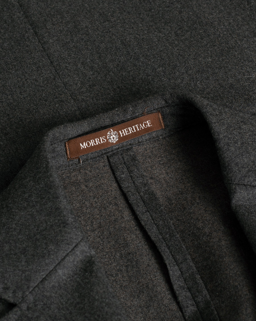 Herr | Morris Heritage Mike Flannel Suit Grey 46 | Pre-owned | Morris Heritage Mike Flannel Suit Grey 46