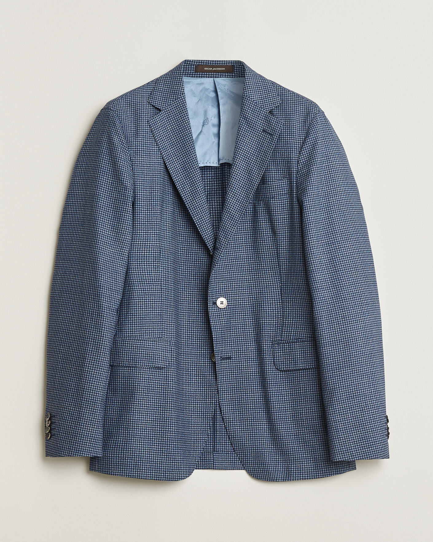 Herr | Pre-owned Kavajer | Pre-owned | Oscar Jacobson Evens Checked Blazer Blue 50