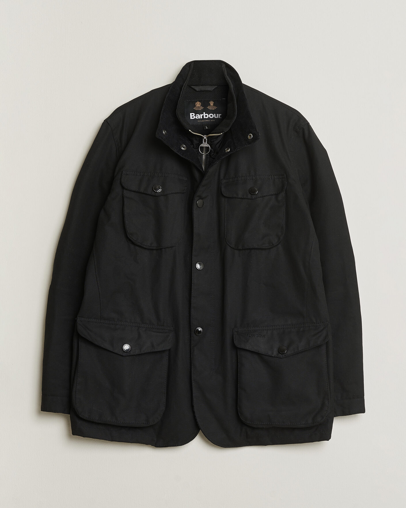 Herr | Pre-owned Jackor | Pre-owned | Barbour Lifestyle Ogston Waxed Jacket Black L