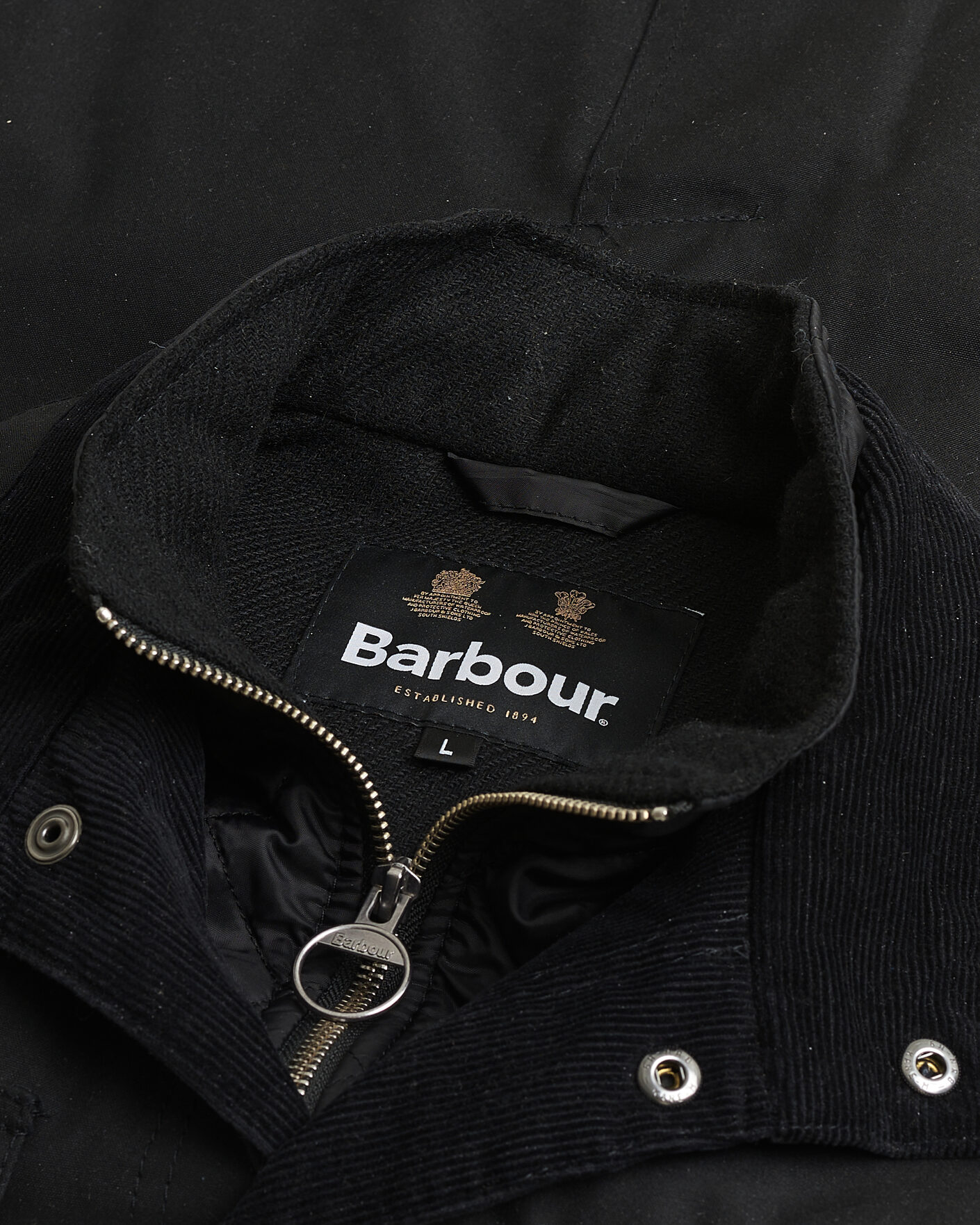 Herr | Pre-owned Jackor | Pre-owned | Barbour Lifestyle Ogston Waxed Jacket Black L