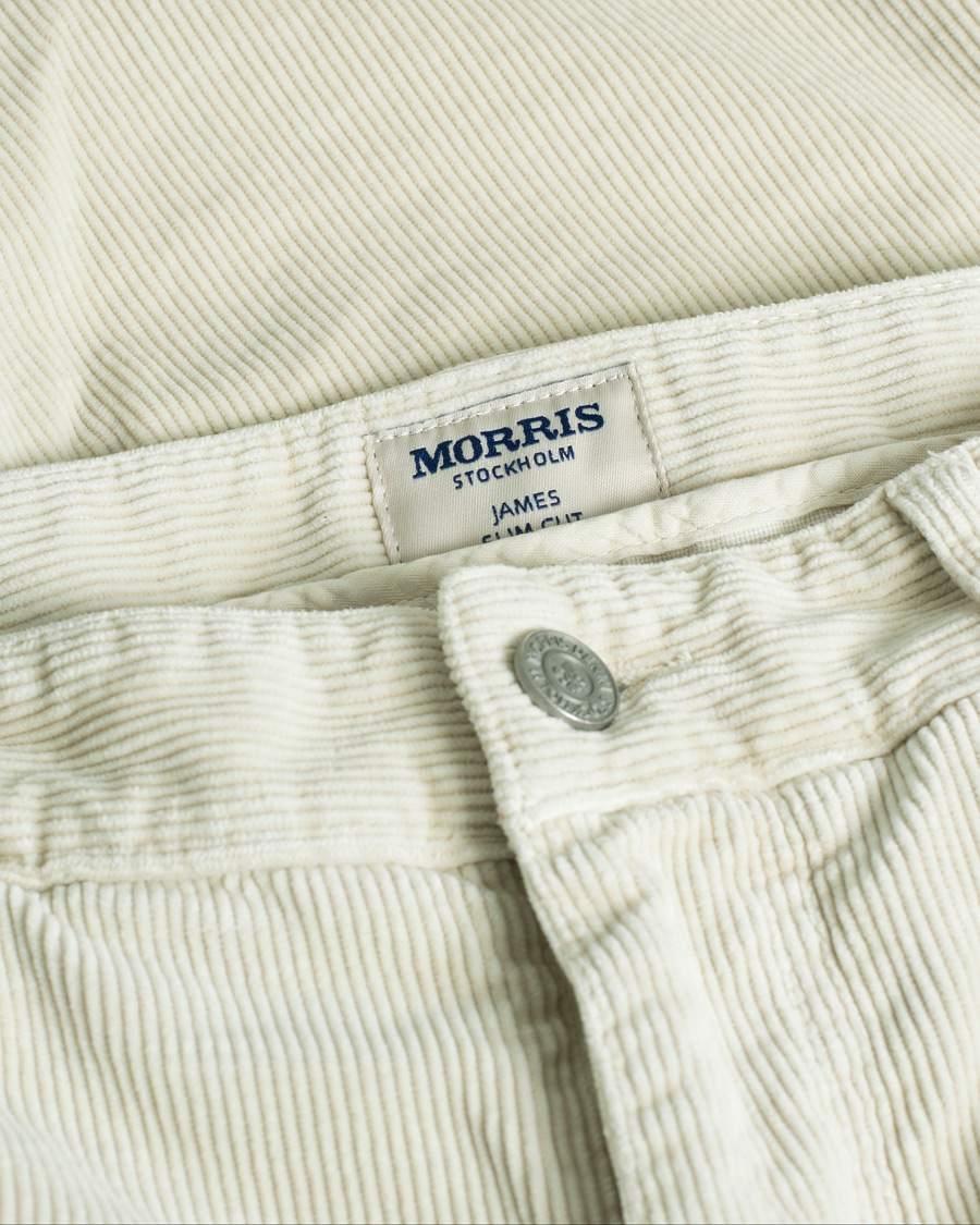 Herr | Pre-owned Byxor | Pre-owned | Morris James Corduroy 5-Pocket Pant Off White