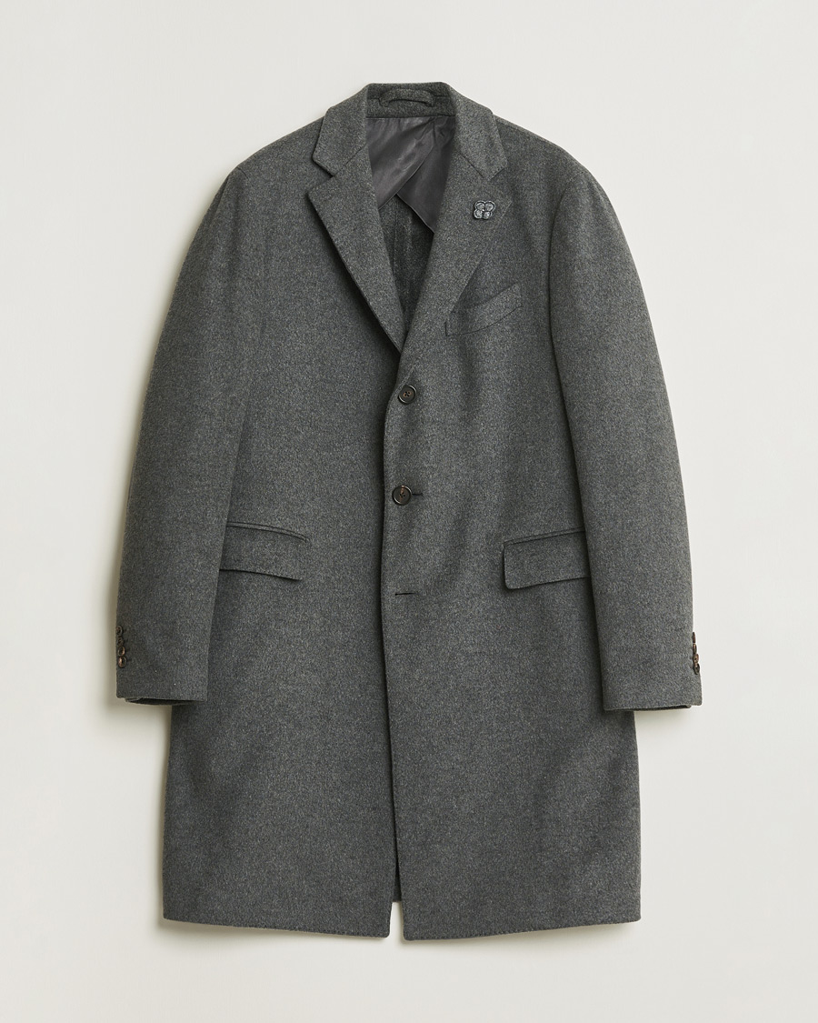 Herr | Pre-owned Jackor | Pre-owned | Lardini Wool Coat Grey 56