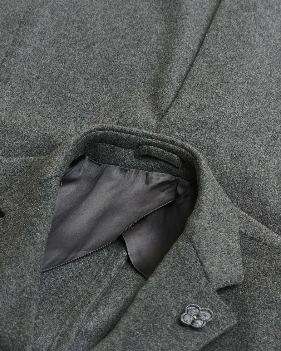 Herr | Pre-owned Jackor | Pre-owned | Lardini Wool Coat Grey 56