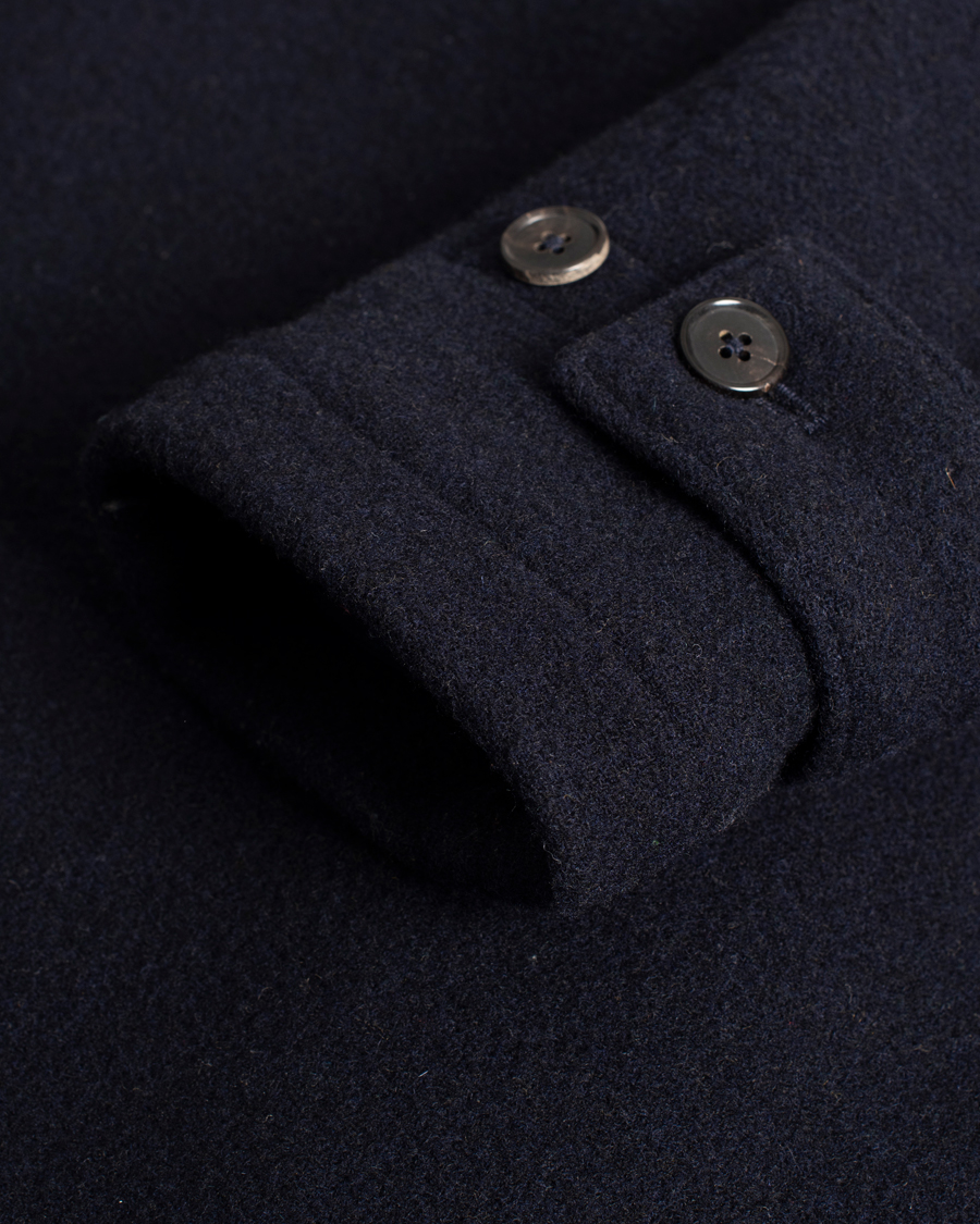 Herr | Polo Ralph Lauren Wool Doublefaced Duffle Coat Navy XS | Pre-owned | Polo Ralph Lauren Wool Doublefaced Duffle Coat Navy XS
