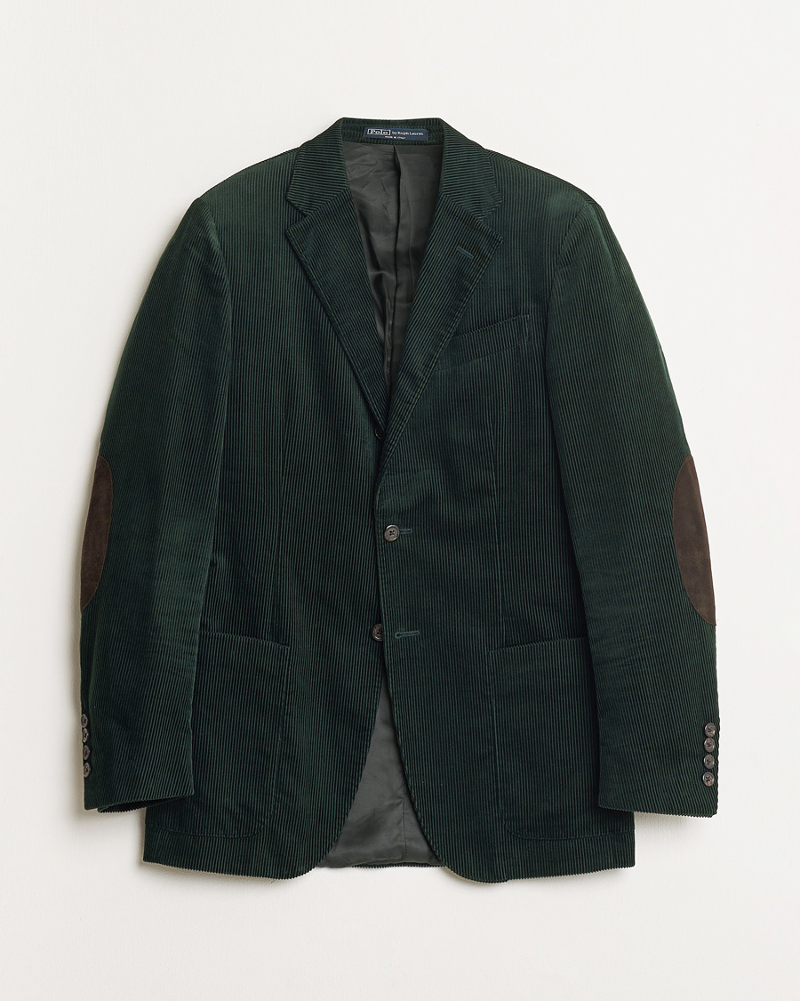 Herr | Pre-owned Kavajer | Pre-owned | Polo Ralph Lauren Corduroy Green Blazer 48