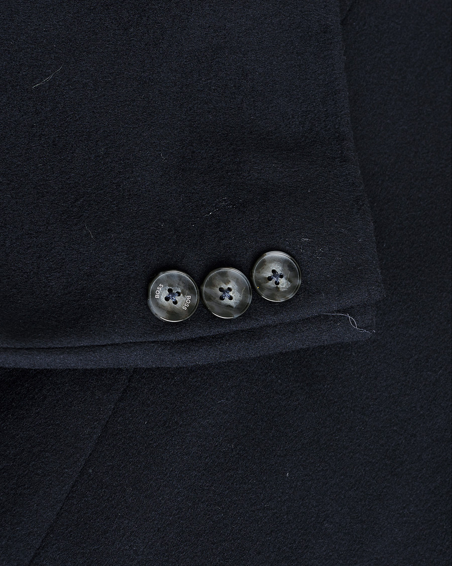 Herr | Pre-owned Jackor | Pre-owned | BOSS BLACK Hyde Wool/Cashmere Coat Dark Blue