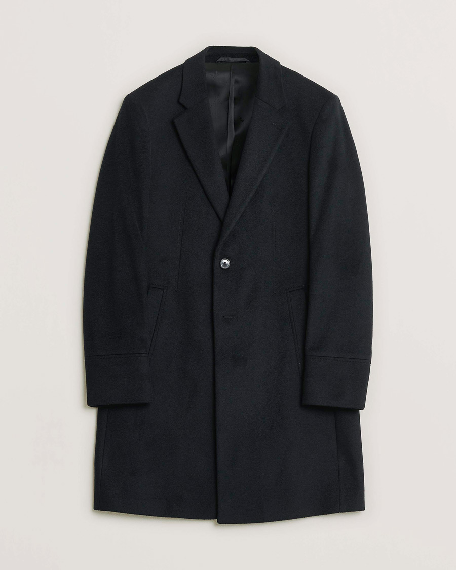 Herr | Pre-owned Jackor | Pre-owned | HUGO Cashmere Coat Black 46